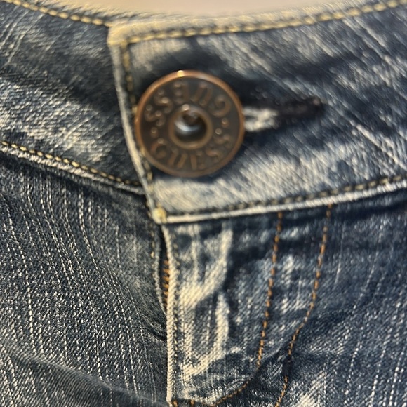 Vintage low rise Guess Women's Blue Boot Cut Jeans - Picture 3 of 5